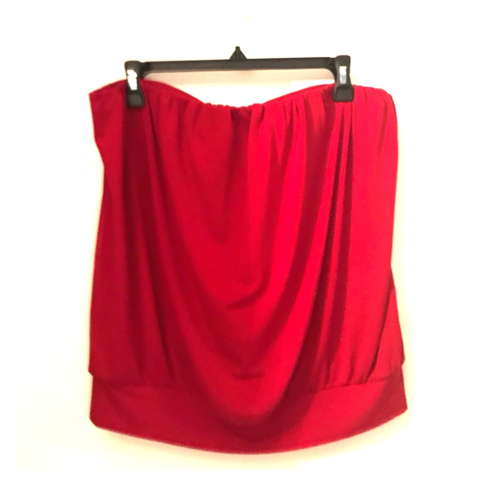 Bloused tube top